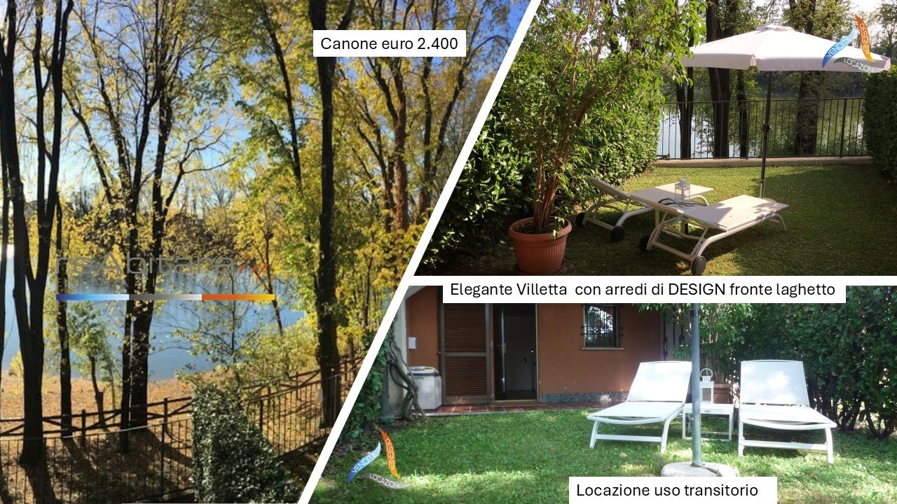 Elegante Villetta con arredi di DESIGN fronte laghetto